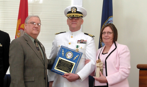 Ch Hamblin, USNR, Retires