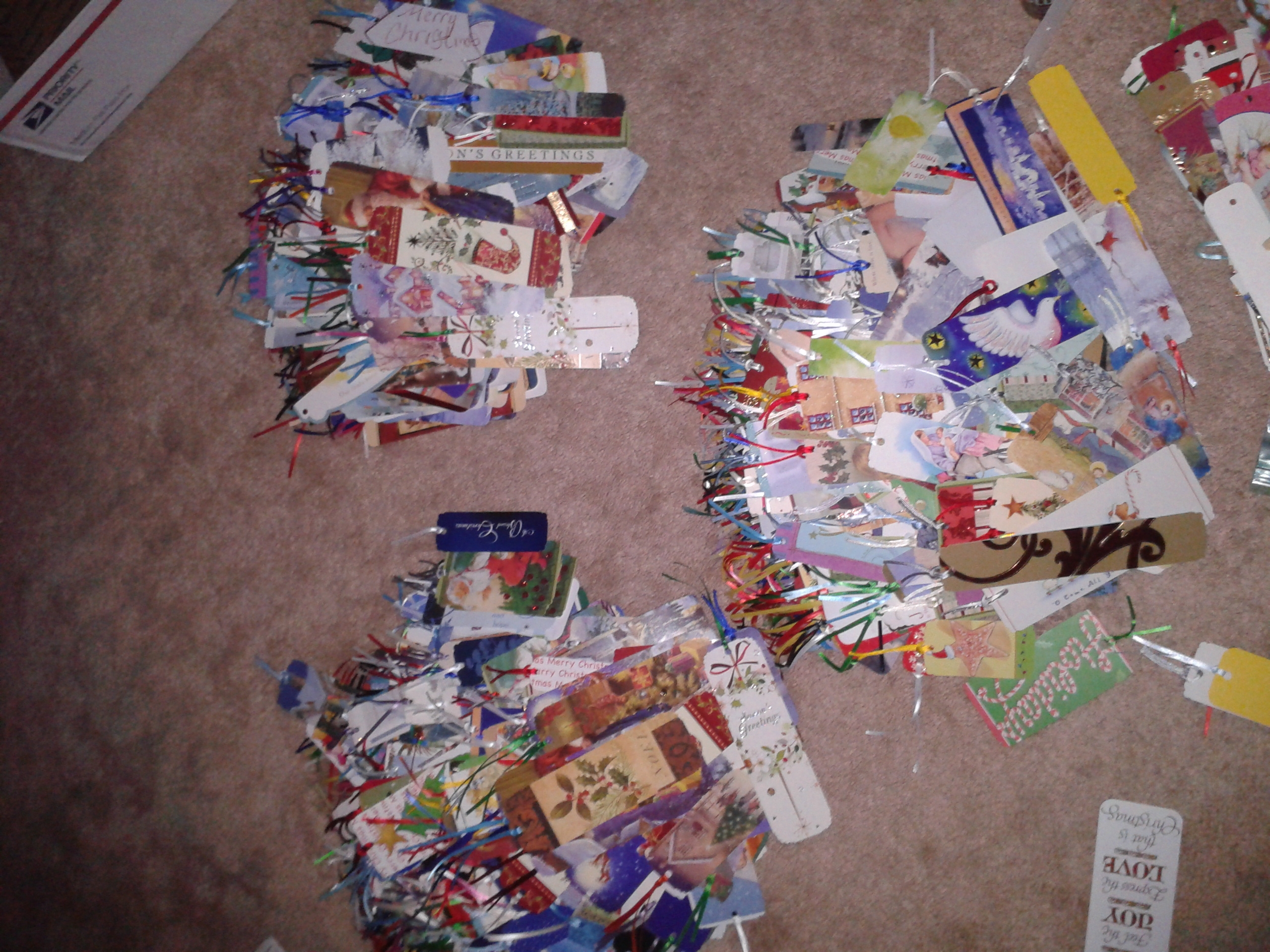 Christmas Bookmarks for Troops